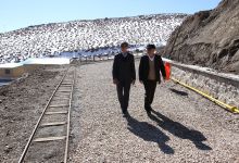 گزارش تصویری بازدید دکتر قره یاضی از پردیس معدن آموزشی دانشگاه